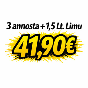  3 x Annosta + 1,5L Pepsi / Pepsi Max