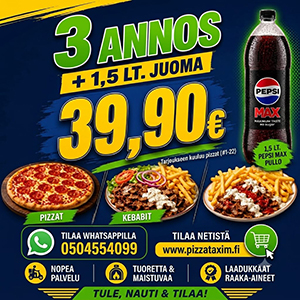  3 x Annosta + 1,5L Pepsi / Pepsi Max